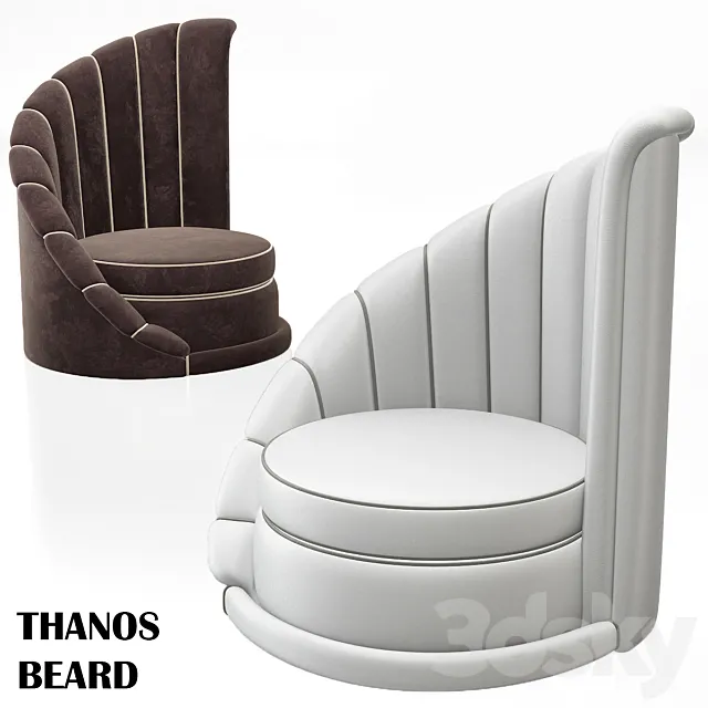 Thanos Beard Sofa 3D Model