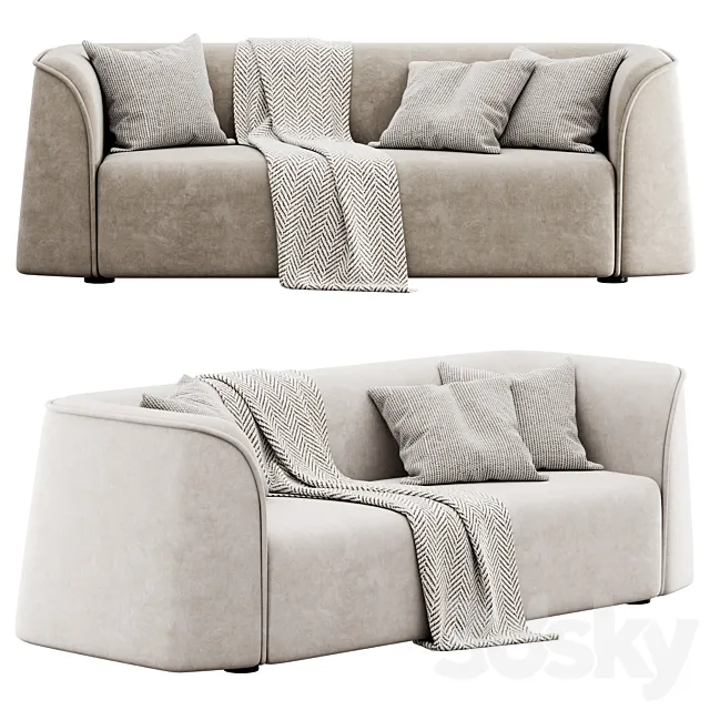 Thataway Sofa by Blu Dot 3D Model Thataway Sofa by Blu Dot 3D Model