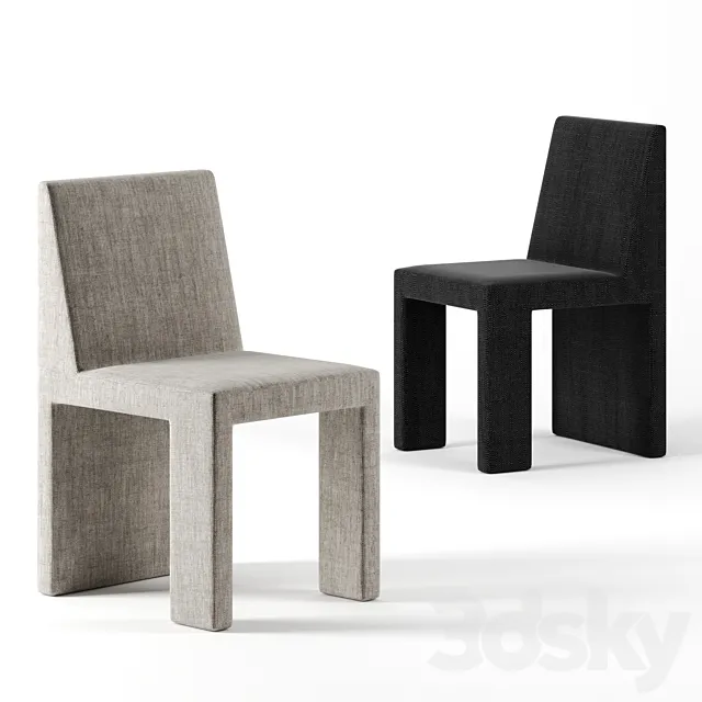 Thayer Dining Chair by Kelly Wearstler 3D Model