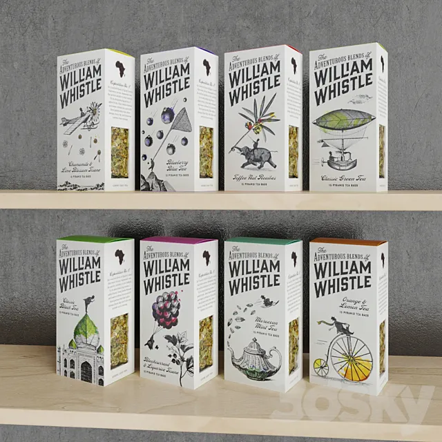 The Adventurous Blends of William Whistle 3DModel