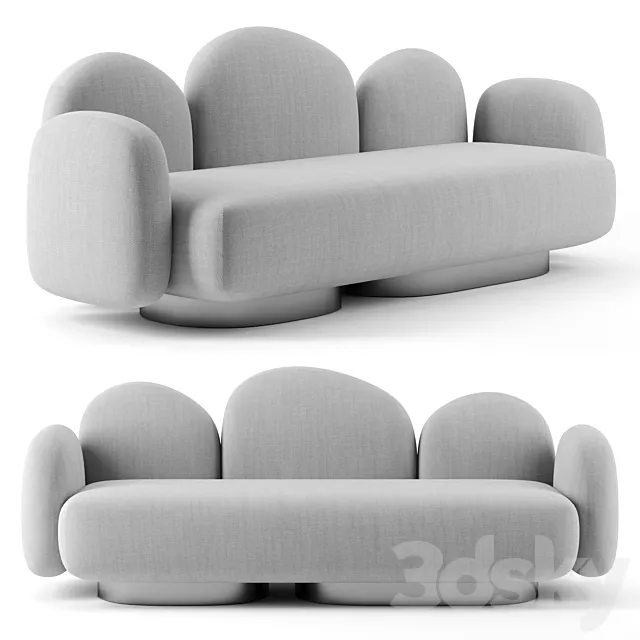 The ASSEMBLE sofa by destroyers builders for valerie objects 3DModel The ASSEMBLE sofa by destroyers builders for valerie objects 3DModel