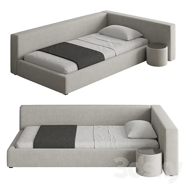 The bed in the children’s room BOCA MINI BED 001 3D Model The bed in the children’s room BOCA MINI BED 001 3D Model
