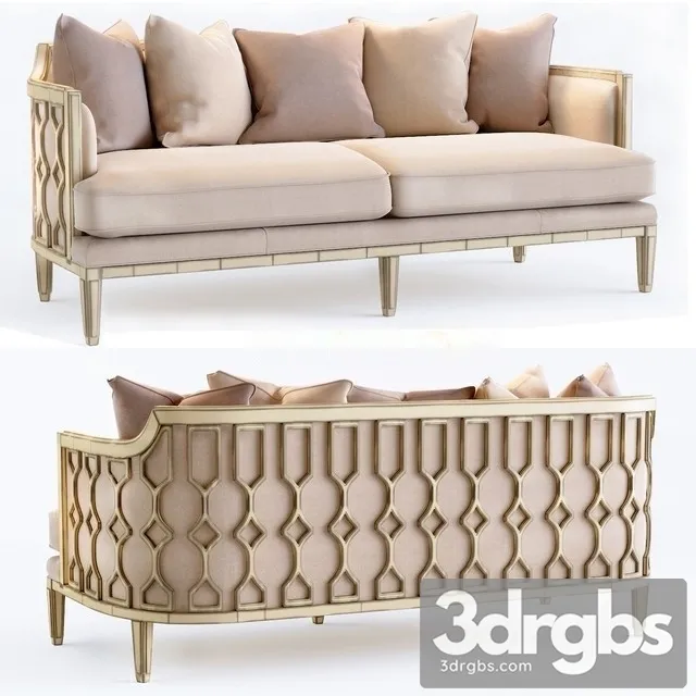 The Bee Knees Caracole Sofa 3D Model Download