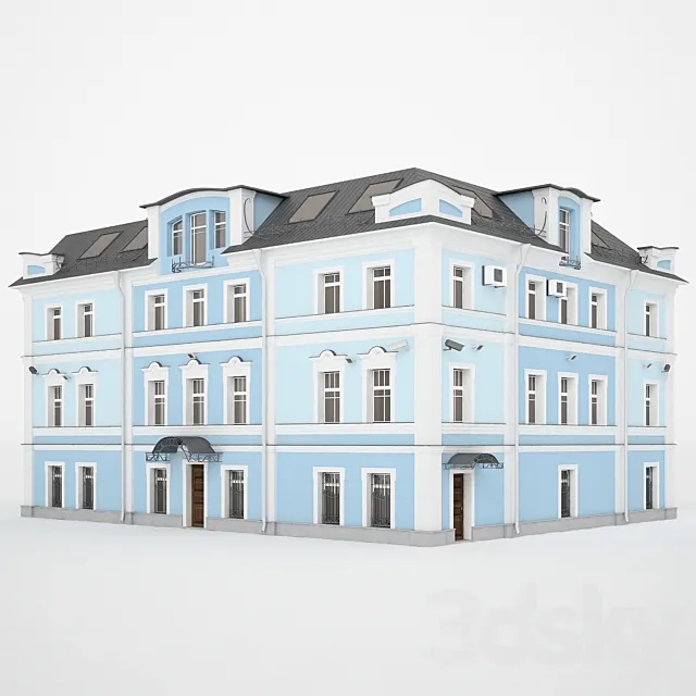 The building of Moscow Street. Big Glade 2 _ 10s7 3D Model