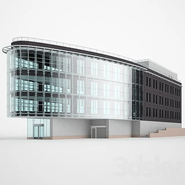 The building of Moscow Street. Garden-Karetnaya 3str1 3D Model