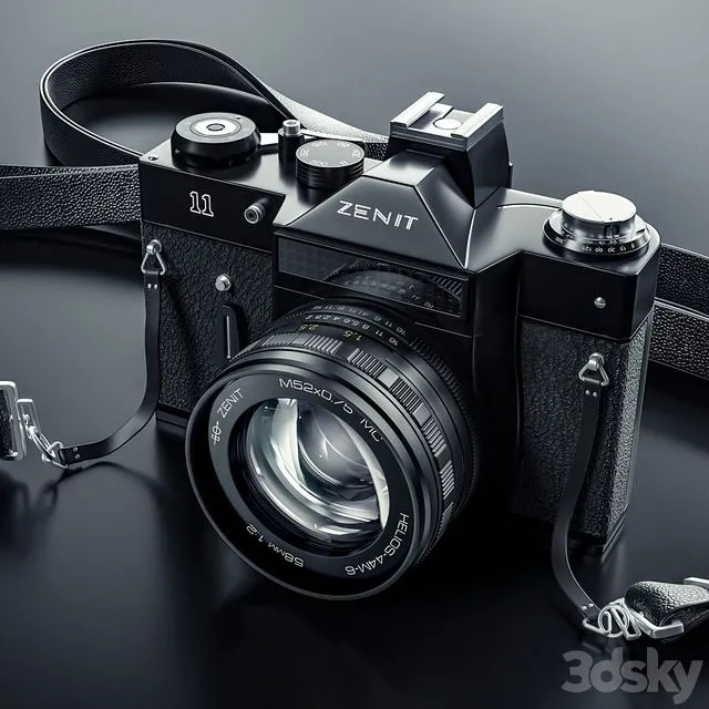 The camera Zenit 11 3D Model The camera Zenit 11 3D Model