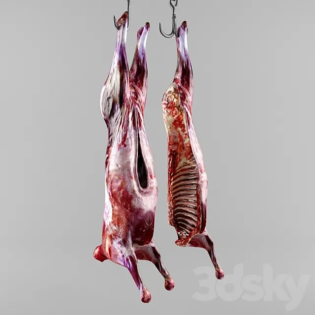 the carcass of an animal 3D Model the carcass of an animal 3D Model