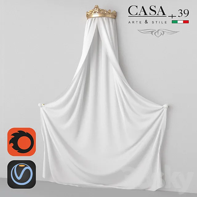 The Casa + 39 – Prestige – Crown + Canopy (art 718) 3D Model The Casa + 39 – Prestige – Crown + Canopy (art 718) 3D Model