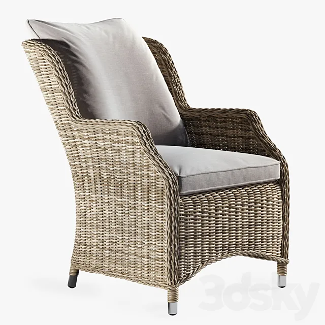 The chair “Naples” 3DModel The chair “Naples” 3DModel