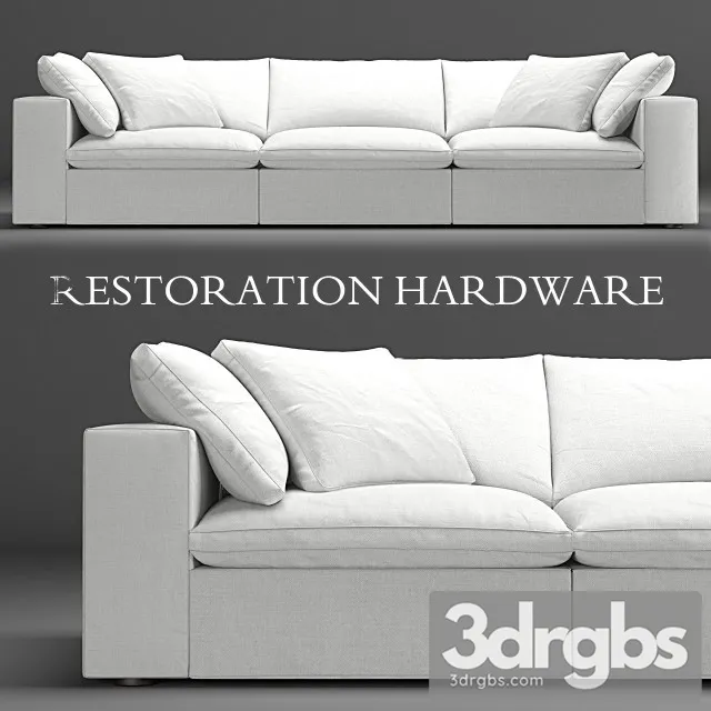 The Cloud Sofa 01 3D Model Download