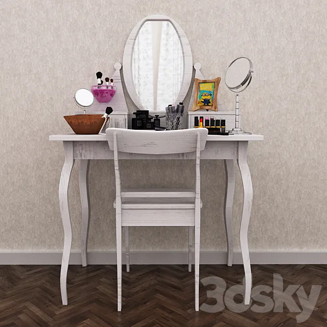 The competition. Dressing table 3D Model The competition. Dressing table 3D Model