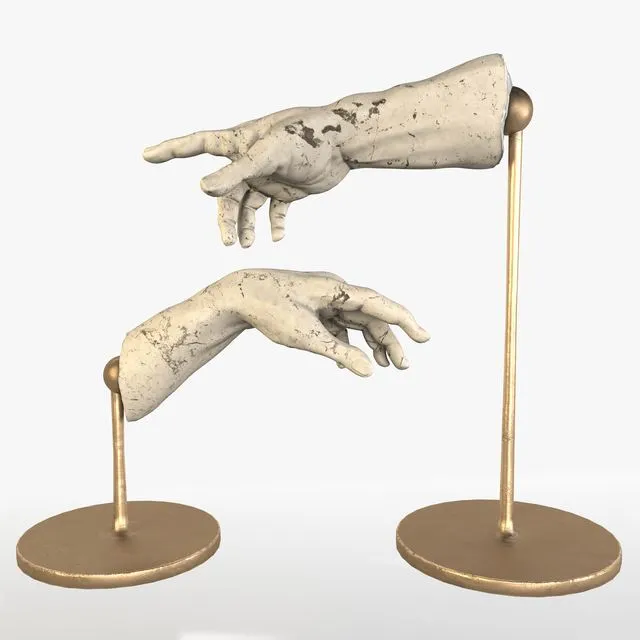 The Creation of Adam Sculpture 3D Model The Creation of Adam Sculpture 3D Model