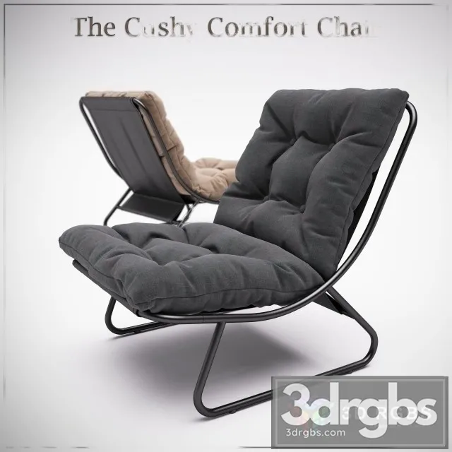 The Cushy Comfort Chair 3D Model Download The Cushy Comfort Chair 3D Model Download