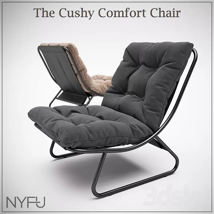 The Cushy Comfort Chair 3D Model The Cushy Comfort Chair 3D Model