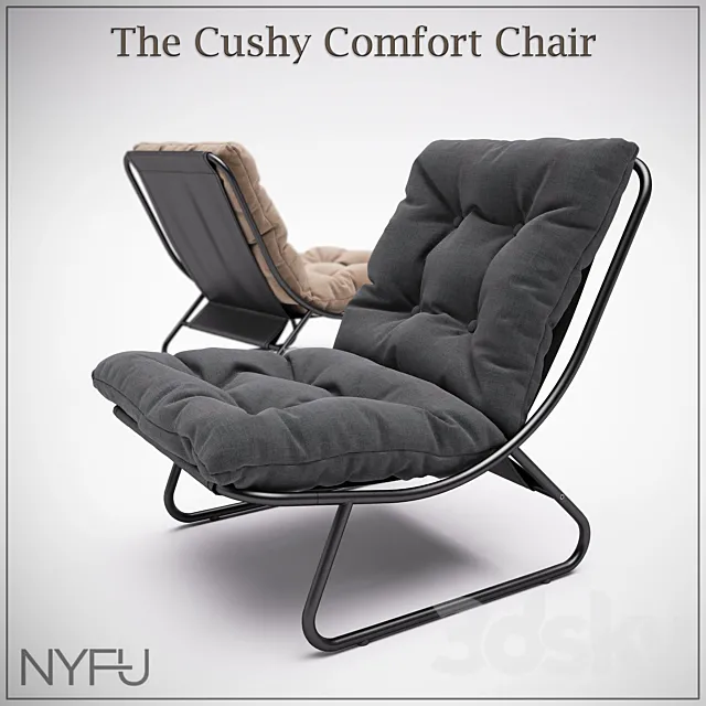The Cushy Comfort Chair 3DModel The Cushy Comfort Chair 3DModel