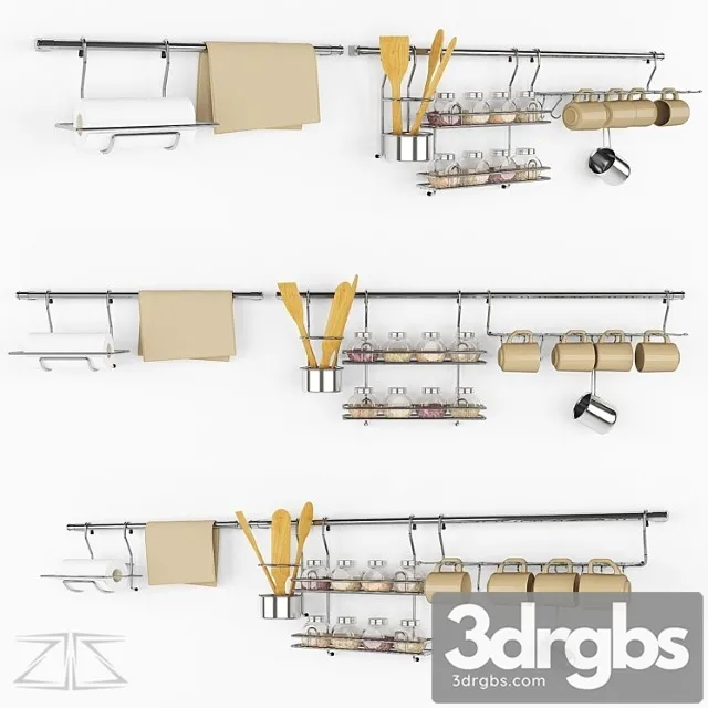 The decor in the kitchen 3D Model Download