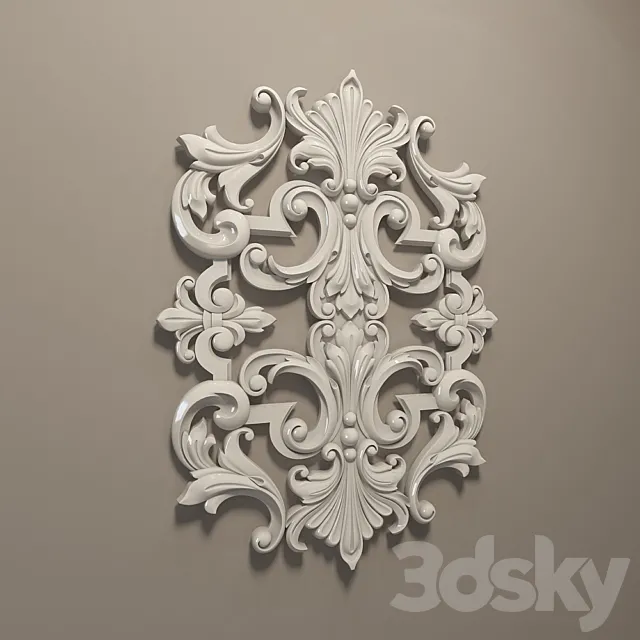 The decorative element 1 3D Model