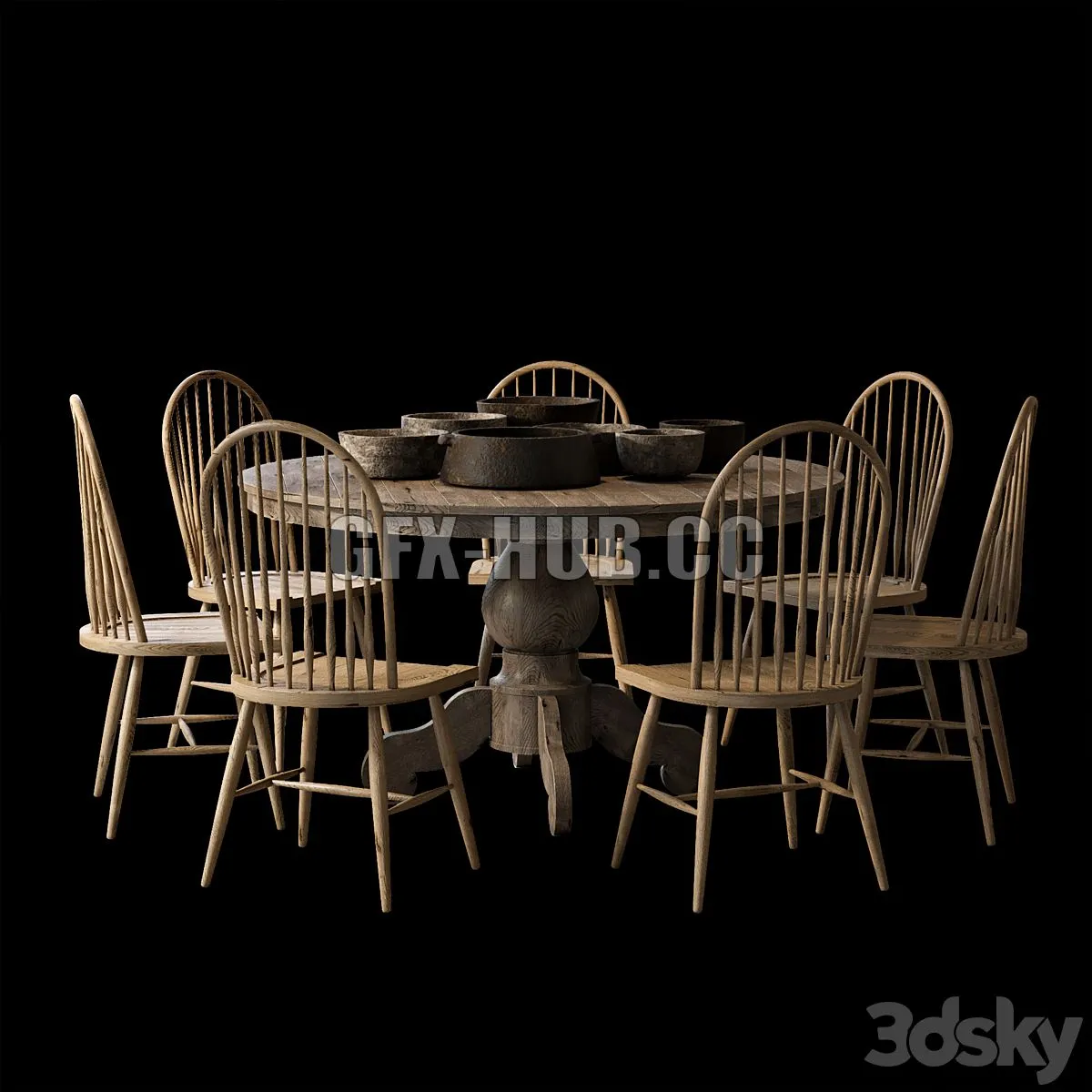 The Dinette 3D Model The Dinette 3D Model