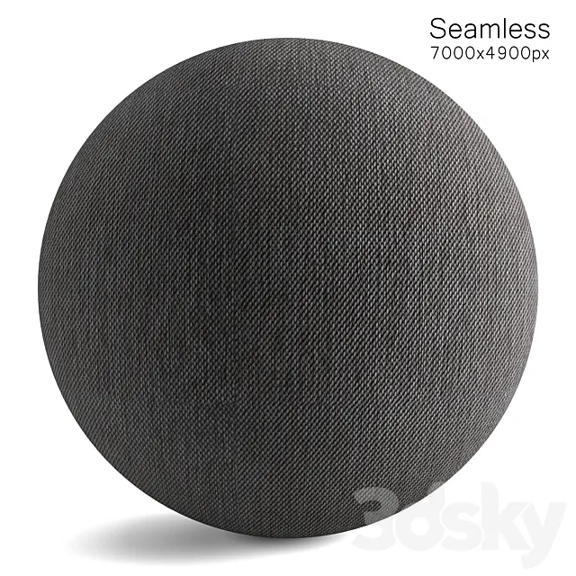The fabric is rough. seamless material 3D Model