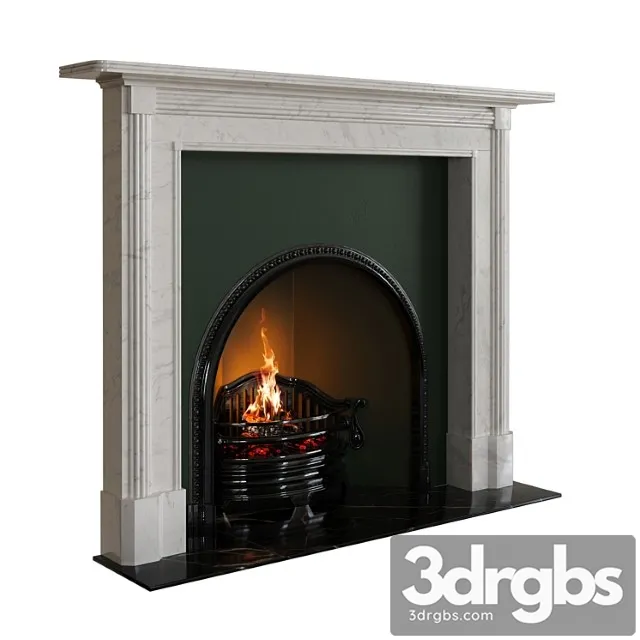 The fireplace of The Albany Ot Chesneys 3D Model Download