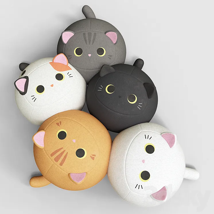 The five Michis 3D Model Free Download The five Michis 3D Model Free Download