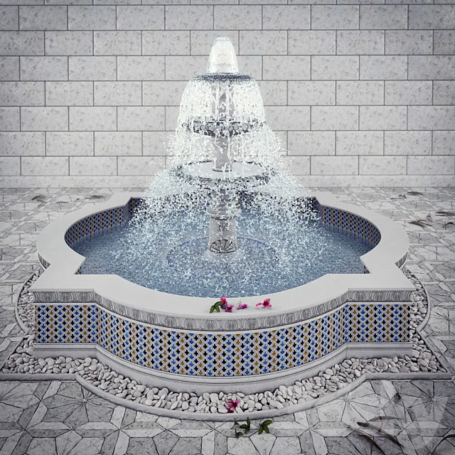 The Fountain of Bakhchisarai 3DModel The Fountain of Bakhchisarai 3DModel