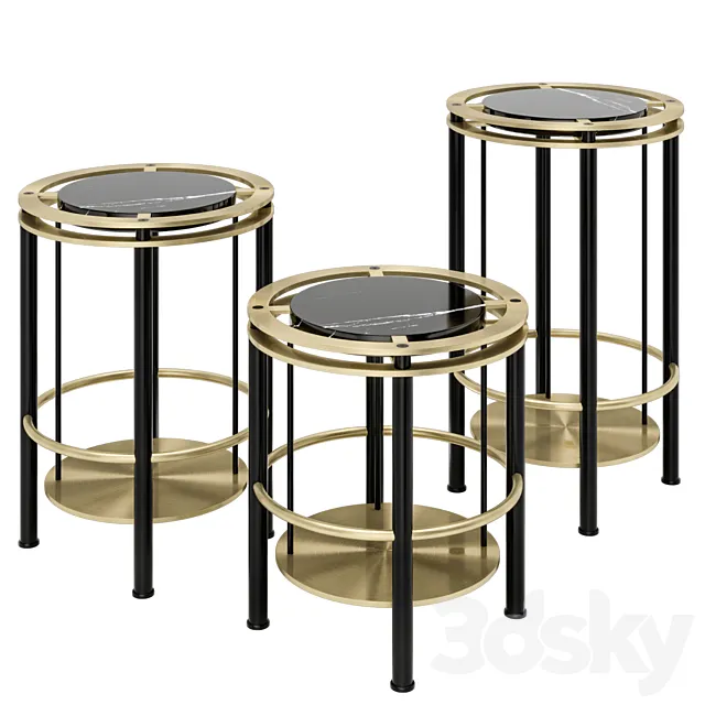 The Frame Side Tables – Set 3DModel
