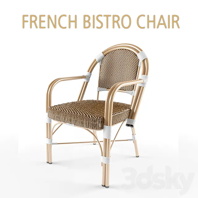 The french Bistro chair 3DModel