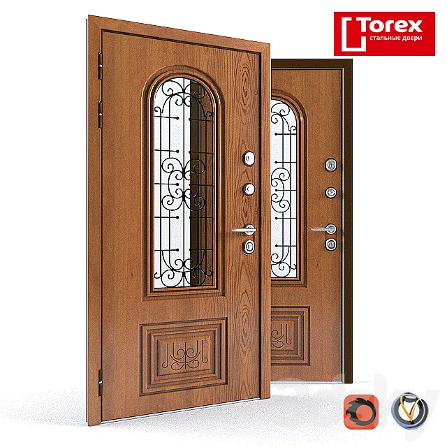 The front door Toreks 3D Model
