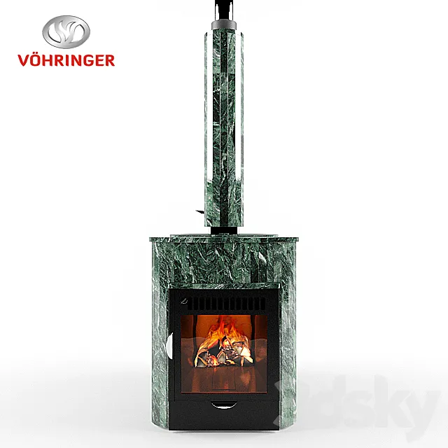 The furnace for sauna VOHRINGER OPTIMA 3D Model