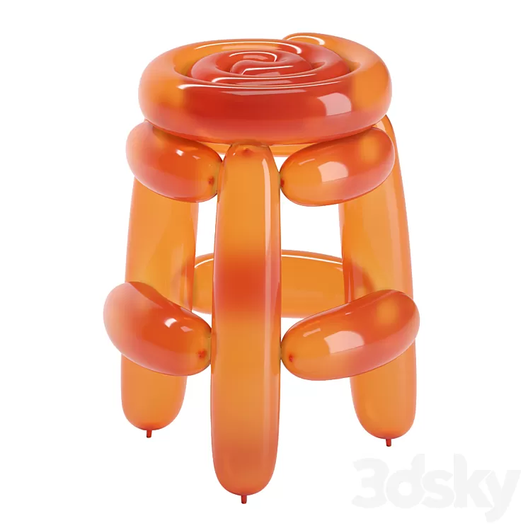 The Future Perfect Blowing Stool 1 3D Model Free Download