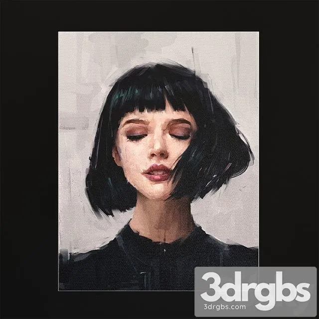 The girl with the quads 3D Model Download