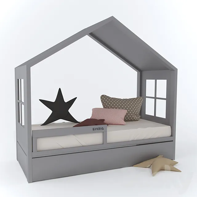 The house of the wizard BookWood 3D Model The house of the wizard BookWood 3D Model