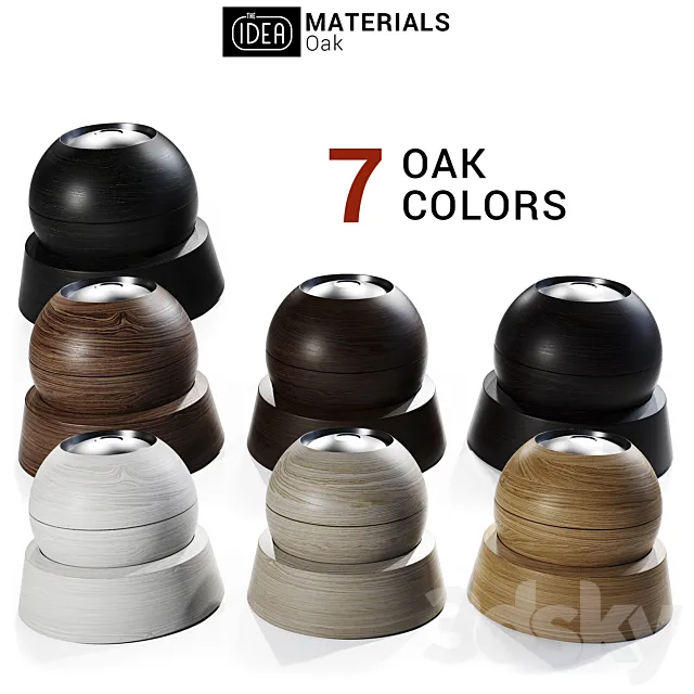 The Idea Materials Oak (oak tinting) 3D Model