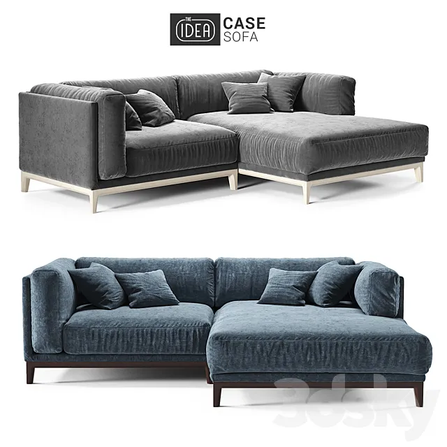The IDEA Modular Sofa CASE (art 901-908) 3D Model The IDEA Modular Sofa CASE (art 901-908) 3D Model