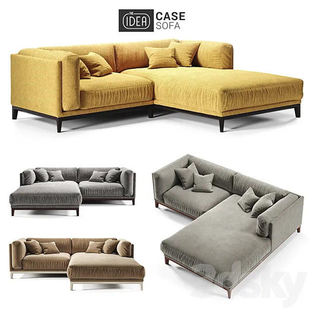 The IDEA Modular Sofa CASE (art 901-912) 3D Model The IDEA Modular Sofa CASE (art 901-912) 3D Model