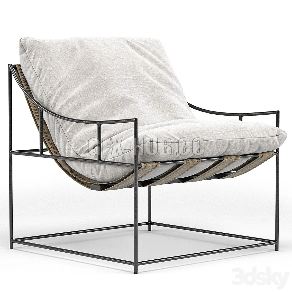 The Initiator Accent Chair by Whom 3D Model The Initiator Accent Chair by Whom 3D Model