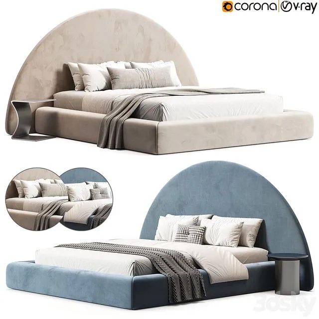 THE JAMES BED 3D Model