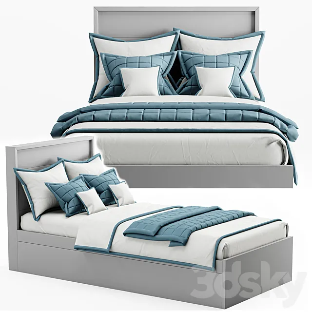 The king bed 02 3DModel The king bed 02 3DModel