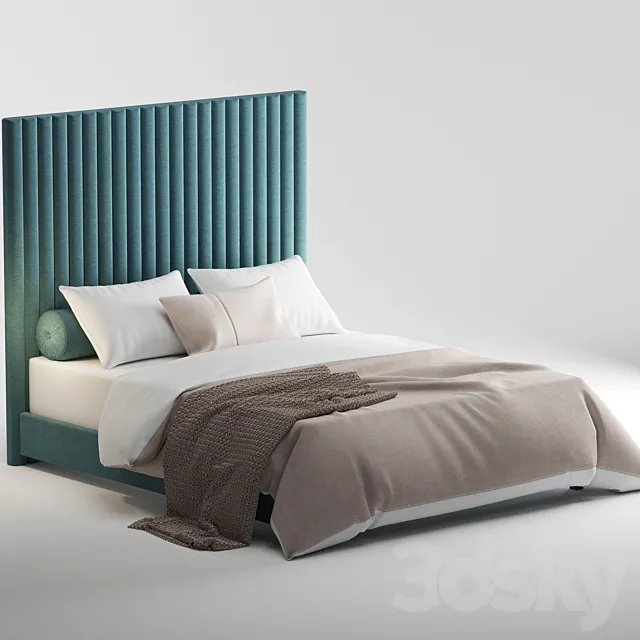 The LASKA Family Marcella Bed 3D Model The LASKA Family Marcella Bed 3D Model