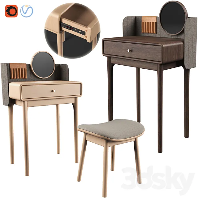 The Little Apricot Dresser By ?? ??? 3DModel