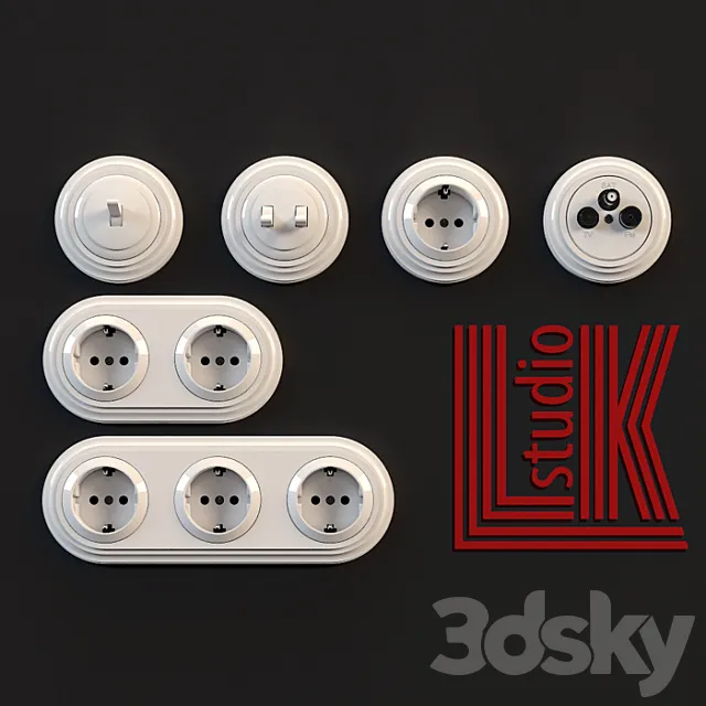 The LK Studio Vintage 3DModel The LK Studio Vintage 3DModel
