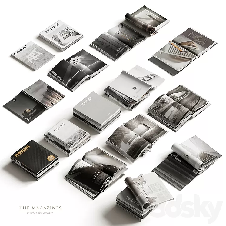 The magazines 3D Model Free Download