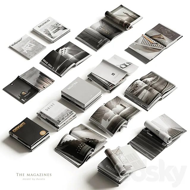 The magazines 3DModel The magazines 3DModel