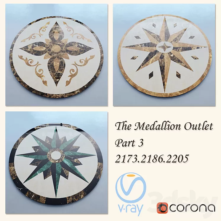 The Medallion Outlet art.2173.2205.2186 part-3 3D Model