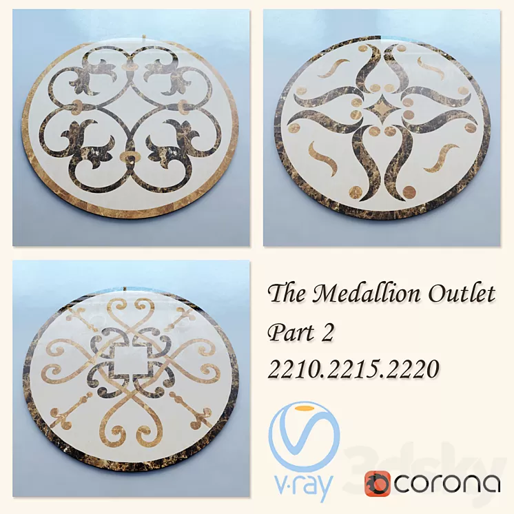 The Medallion Outlet art.2210.2215.2220 part-2 3D Model