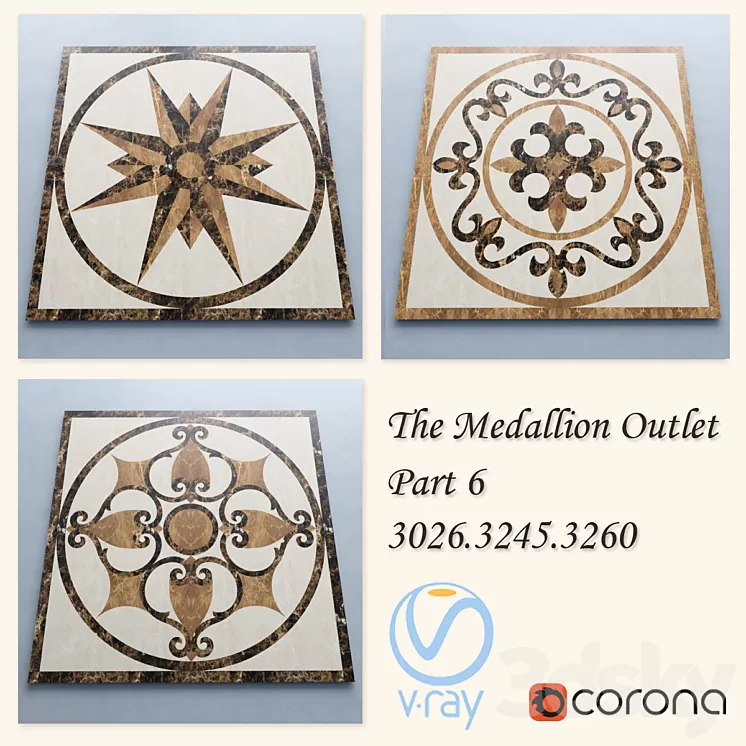 The Medallion Outlet art.3026.3245.3260 part-6 3D Model