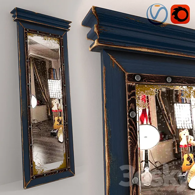 The old full-length mirror 3DModel