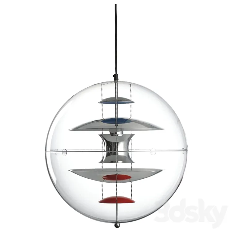 The pendant light Vp Globe from Ver Pan 3D Model Free Download