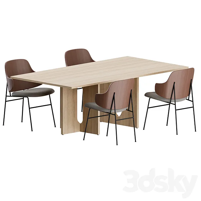 The Penguin Dining Set by Menu 3DModel The Penguin Dining Set by Menu 3DModel